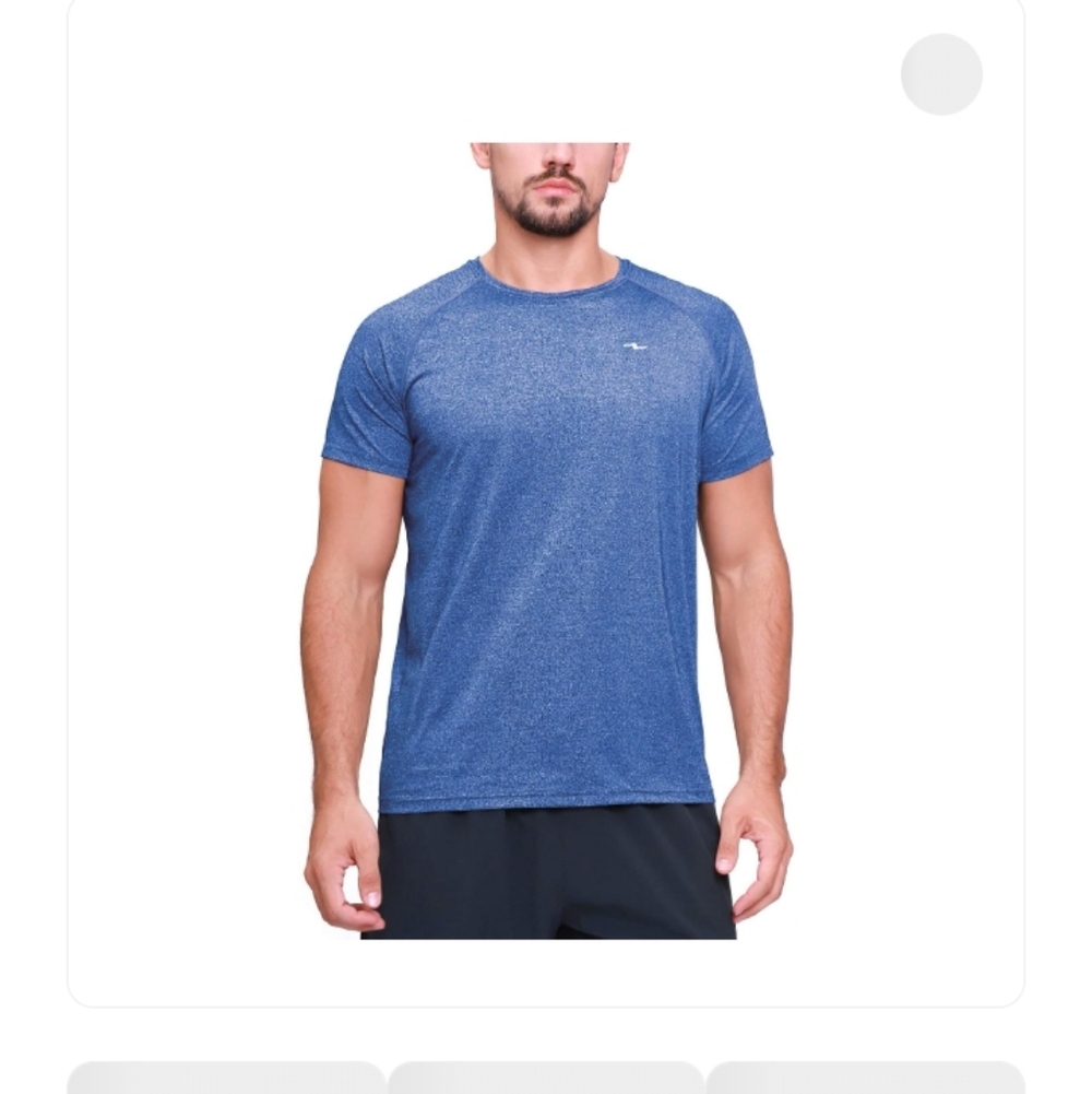 Nomolen Workout Shirts for Men, Dry Fit Athletic Short Sleeve T-Shirt M